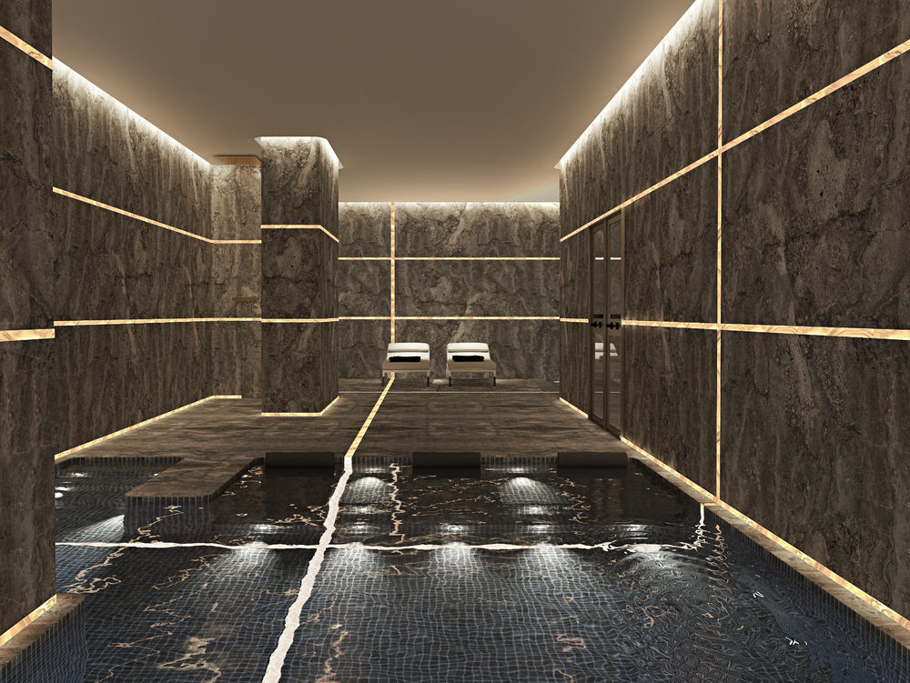 The One Barcelona Gl Hotel Exterior photo A rendering of the interior of the proposed jail.