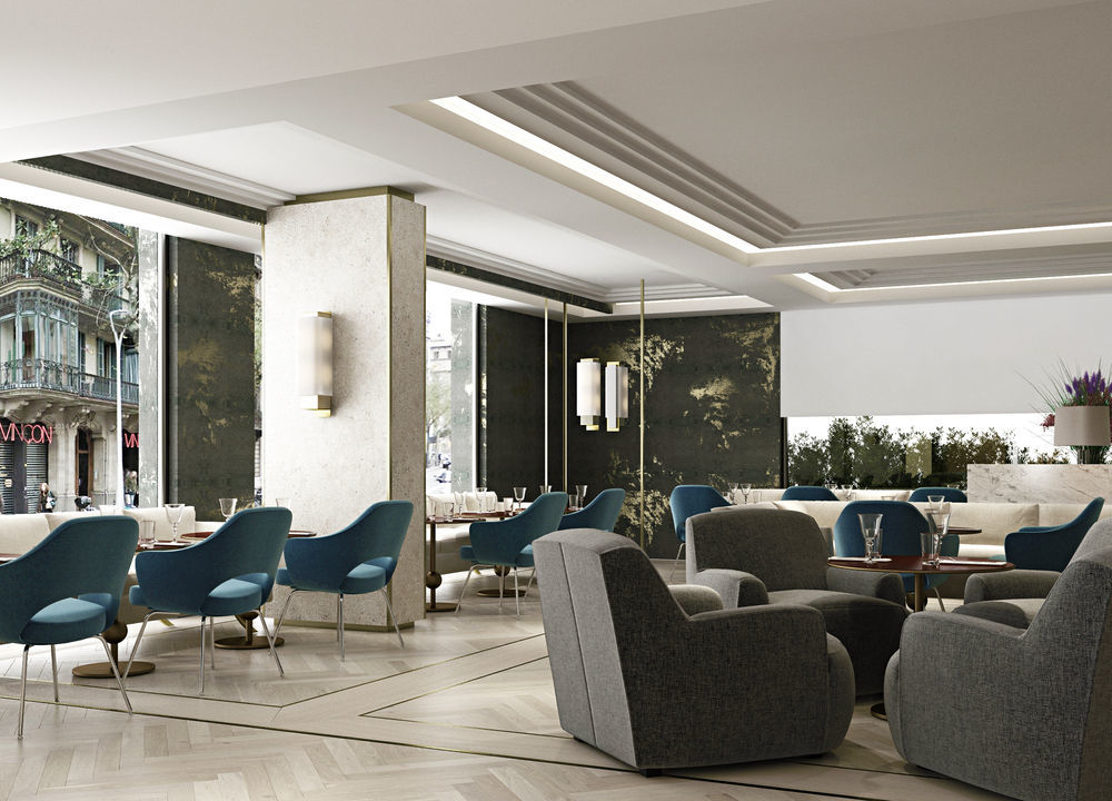 The One Barcelona Gl Hotel Exterior photo The interior of the hotel